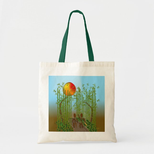 Zinglees ~ Bamboo Tote Bag (Front)