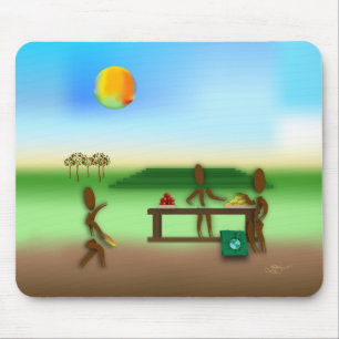 Zinglees ~ Farmer's Market Mouse Mat