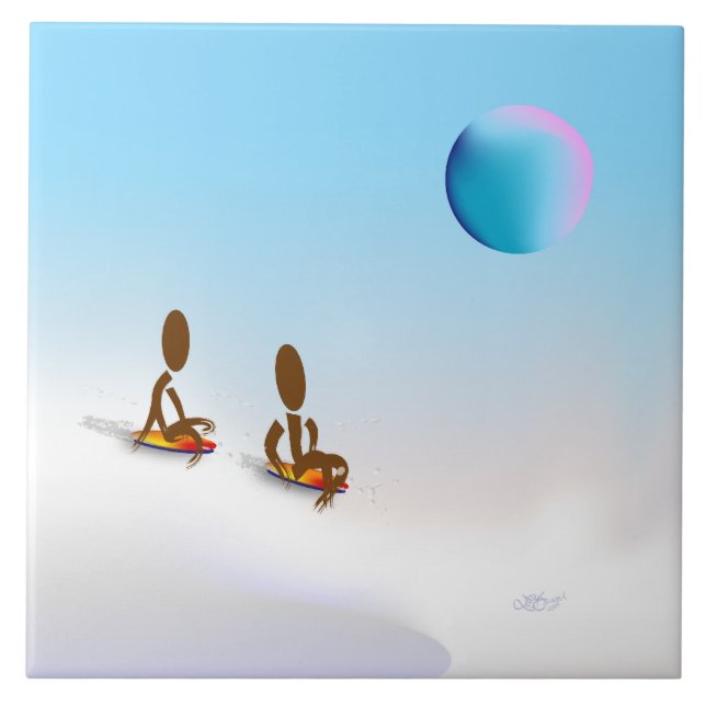 Zinglees ~ January Tile (Front)