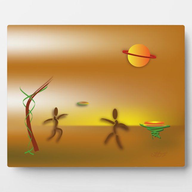 Zinglees ~ Landed Plaque (Front)