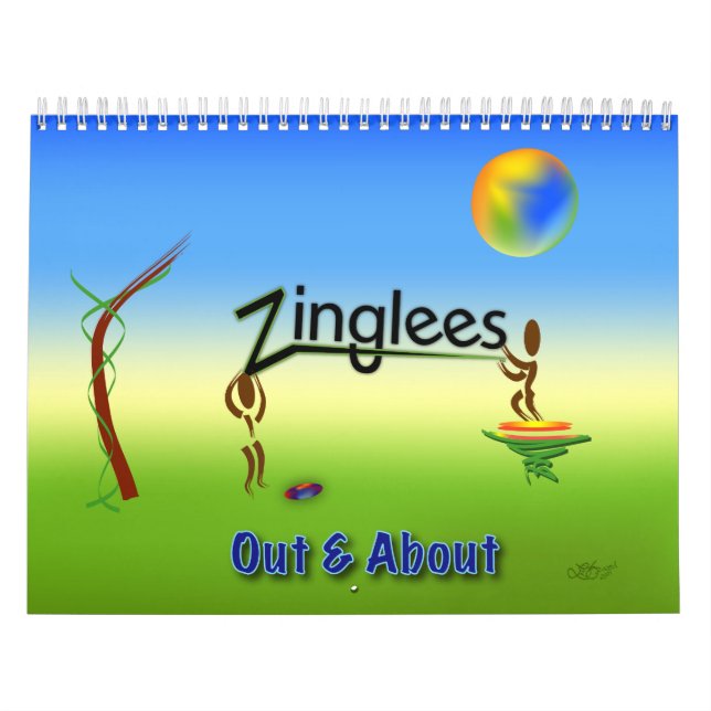 Zinglees ~ Out & About Calendar (Cover)