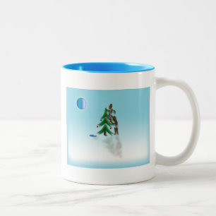 Zinglee's ~ Place the Star Two-Tone Coffee Mug