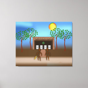 Zinglees ~ Recycling Canvas Print