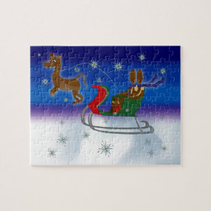 Zinglee's ~ Sleigh Ride Jigsaw Puzzle
