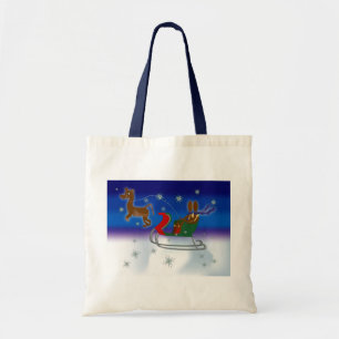 Zinglee's ~ Sleigh Ride Tote Bag