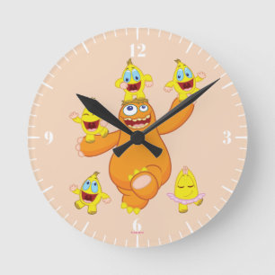 Zingoz and Zangoz Fun Round Clock