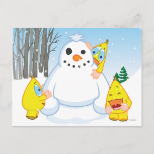 Zingoz Snowman Postcard