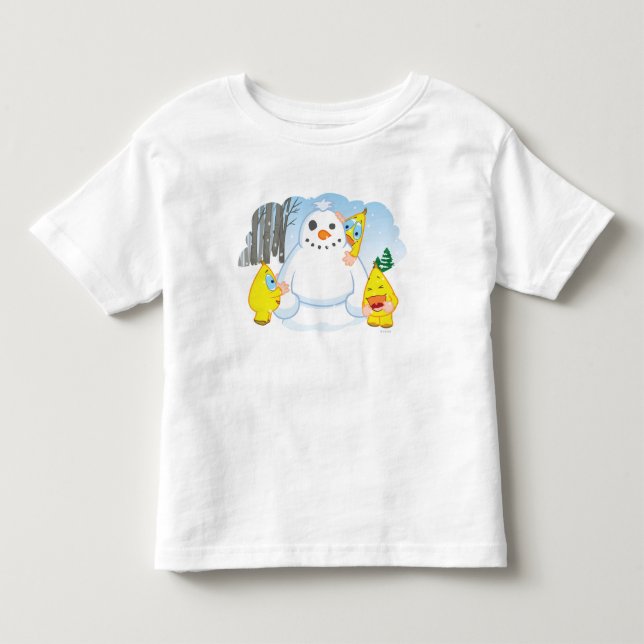 Zingoz Snowman Toddler T-Shirt (Front)