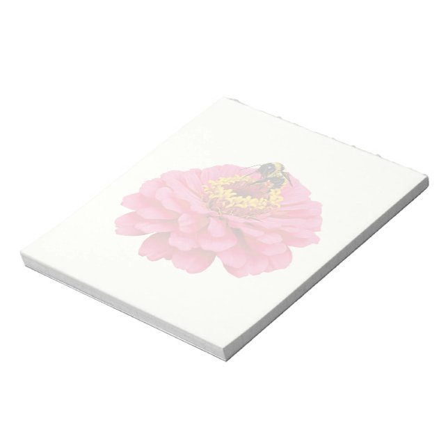 Zinnia and the Bee Notepad (Rotated)
