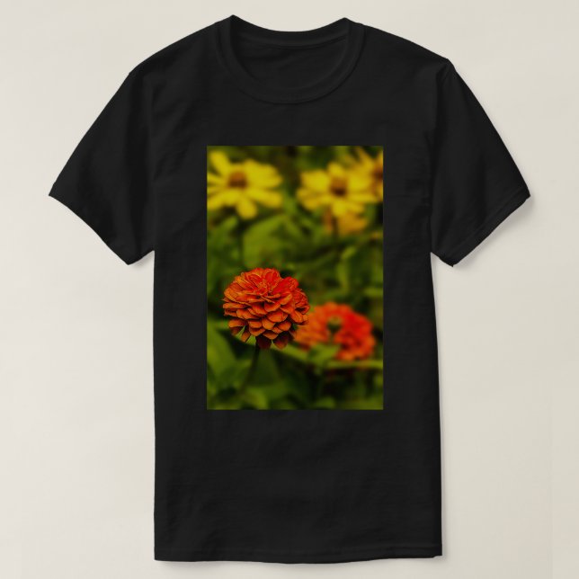 Zinnia Brilliance T-Shirt (Design Front)