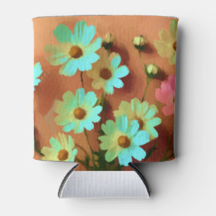 Zinnia Elegans Flowers Can Cooler