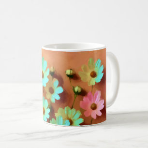 Zinnia Elegans Flowers Coffee Mug