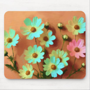 Zinnia Elegans Flowers Mouse Mat