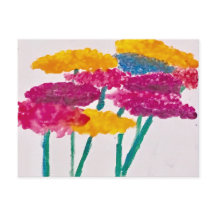 Zinnia Fun Postcard 2