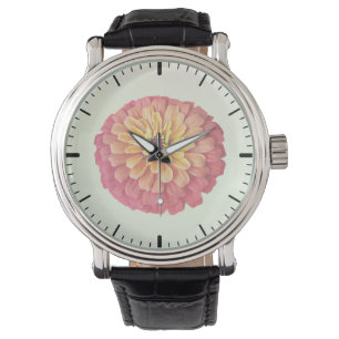 Zinnia in Shades of Orange Watch