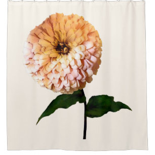 Zinnia In the Spotlight Shower Curtain