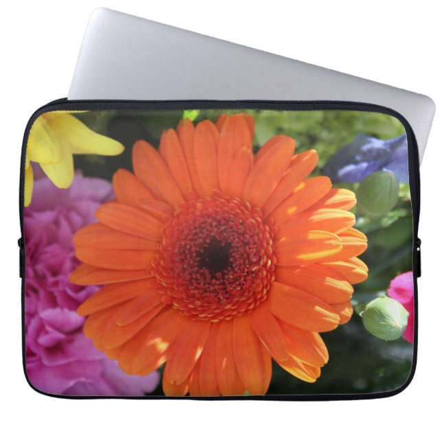 Zinnia Laptop Sleeve (Front)