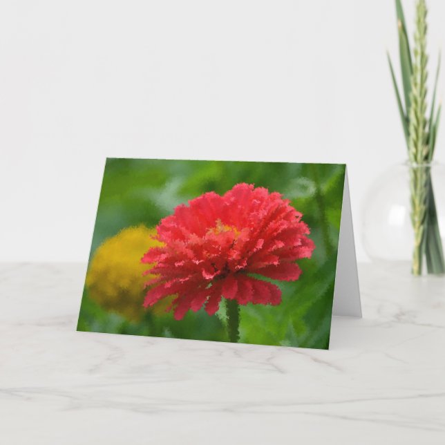 Zinnia Notecard (Front)