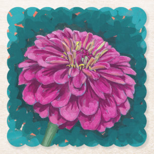 Zinnia Paper Coaster
