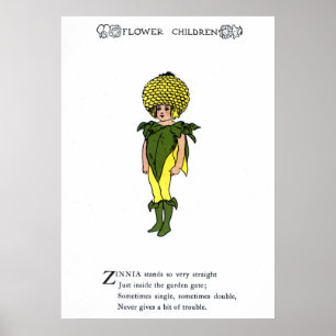 Zinnia Poster