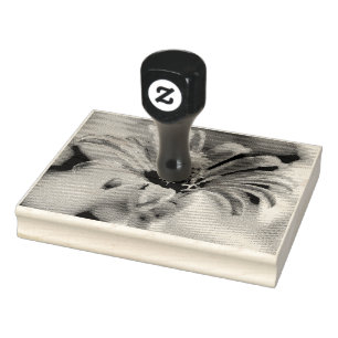 Zinnia Rubber Stamp