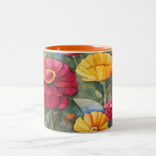 Zinnia Two-Toned Mug