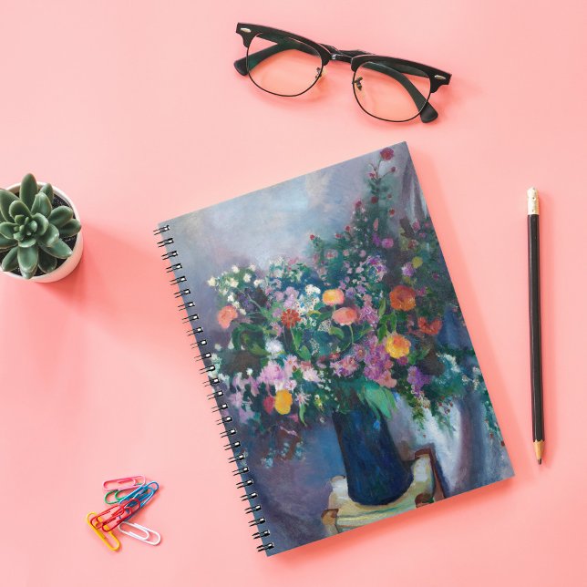 Zinnias and Asters | Arthur Beecher Carles Notebook (Creator Uploaded)