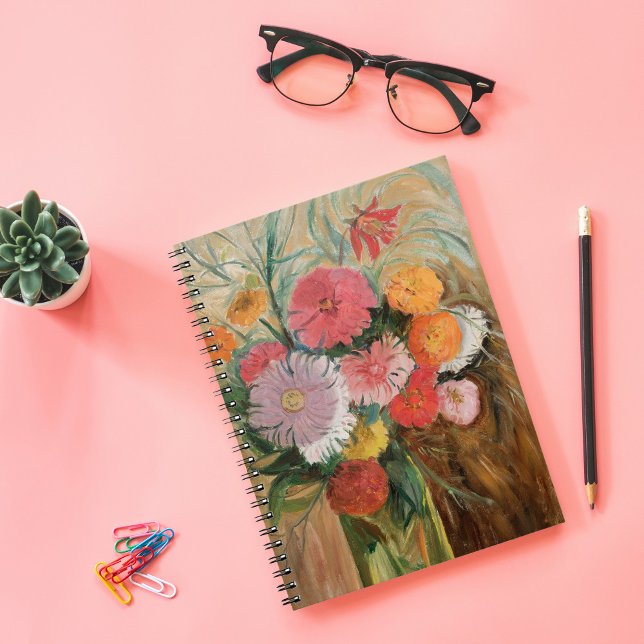 Zinnias and Asters | Tadeusz Makowski Notebook (Creator Uploaded)