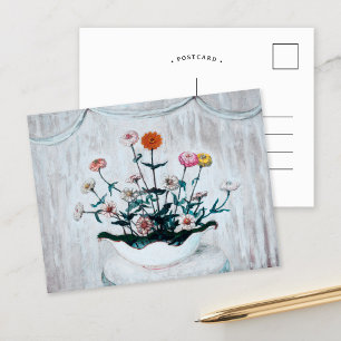Zinnias Florine Stettheimer Postcard