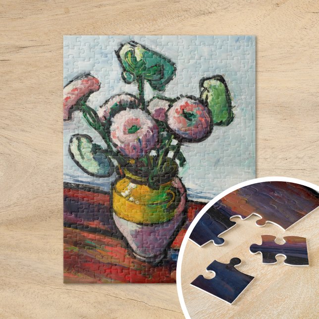 Zinnias | Henry Lyman Saÿen Jigsaw Puzzle (Creator Uploaded)