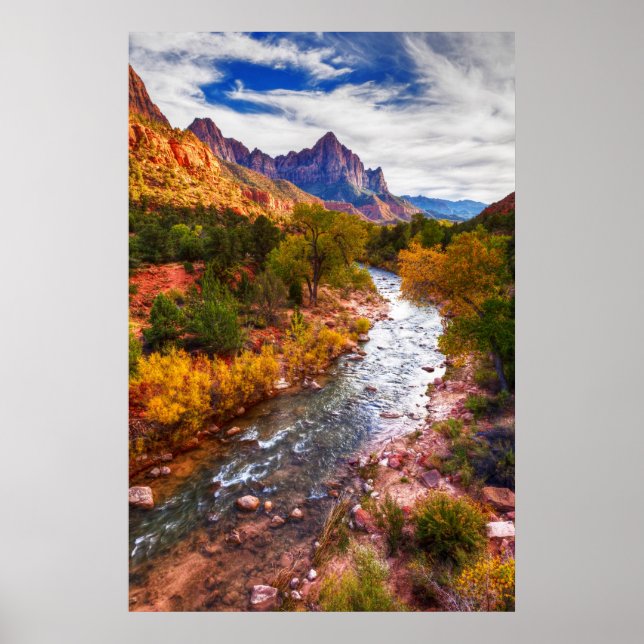 Zion Autumn Splendour Poster (Front)