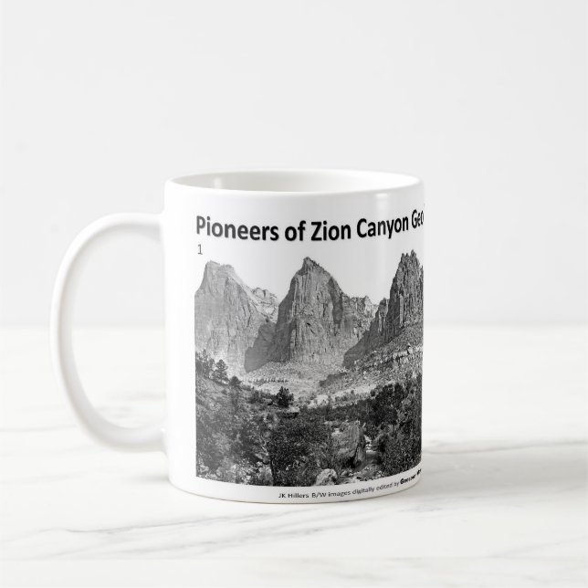 Zion Canyon I - Geology Pioneers Mug (Left)