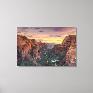 Zion Canyon National Park Canvas Print