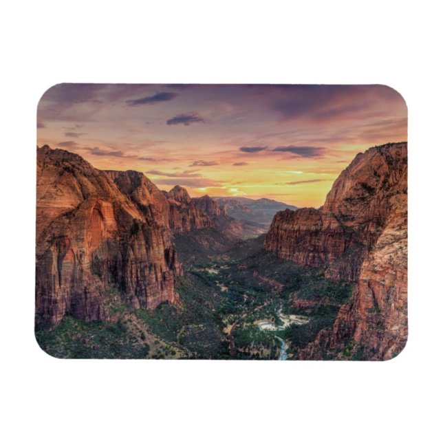 Zion Canyon National Park Magnet (Horizontal)