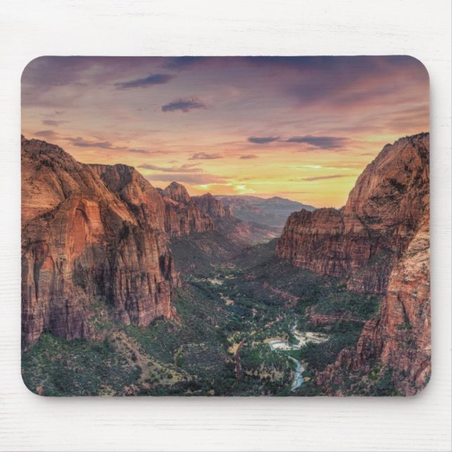 Zion Canyon National Park Mouse Mat (Front)