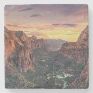 Zion Canyon National Park Stone Coaster