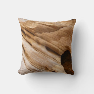 Zion Canyon Wall I Abstract Nature Photography Cushion