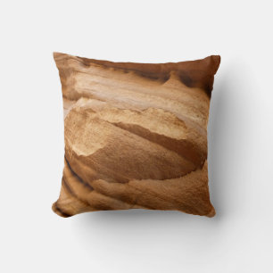 Zion Canyon Wall II Red Rock Abstract Photography Cushion