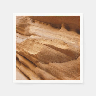 Zion Canyon Wall II Red Rock Abstract Photography Napkin