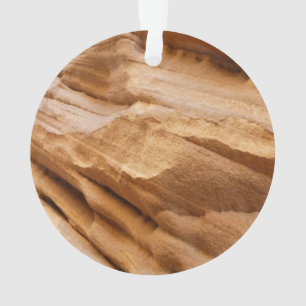 Zion Canyon Wall II Red Rock Abstract Photography Ornament