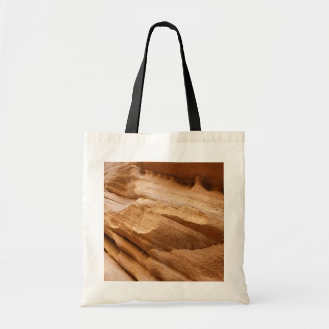 Zion Canyon Wall II Red Rock Abstract Photography Tote Bag (Front)
