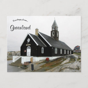 Zion Church in Ilulissat Greenland Postcard