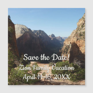 Zion from Angels Landing Trail Zion National Park