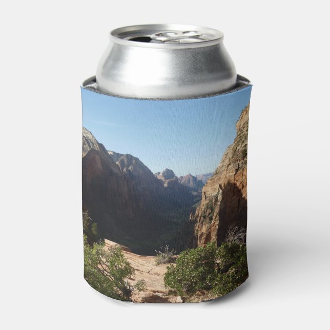 Zion from Angels Landing Trail Zion National Park Can Cooler (Can Front)