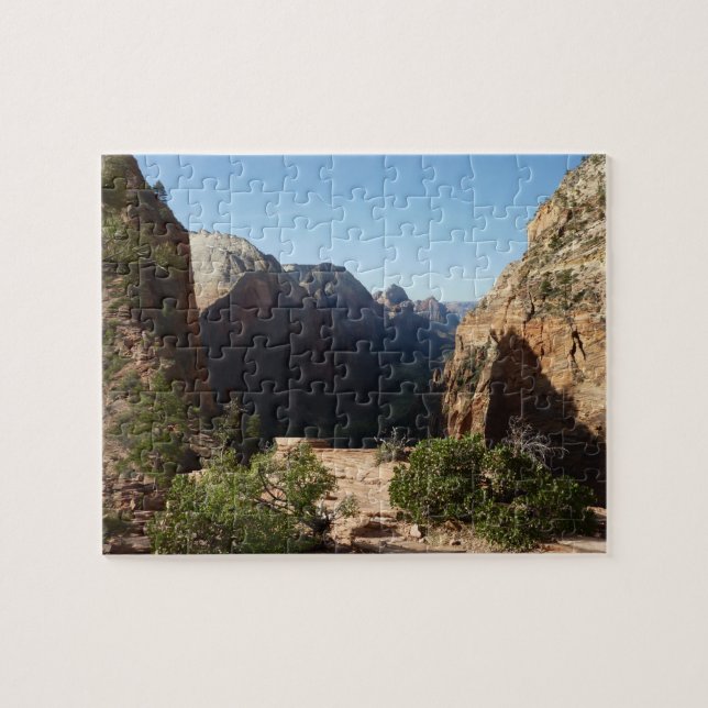 Zion from Angels Landing Trail Zion National Park Jigsaw Puzzle (Horizontal)
