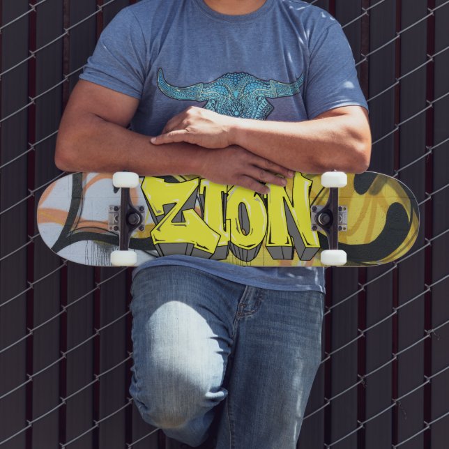 Zion Graffiti Custom Personalized Skateboard (Outdoor 3)