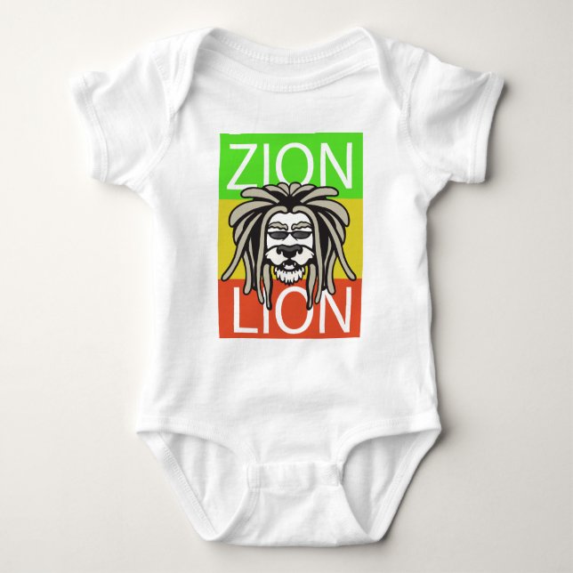 ZION LION BABY BODYSUIT (Front)