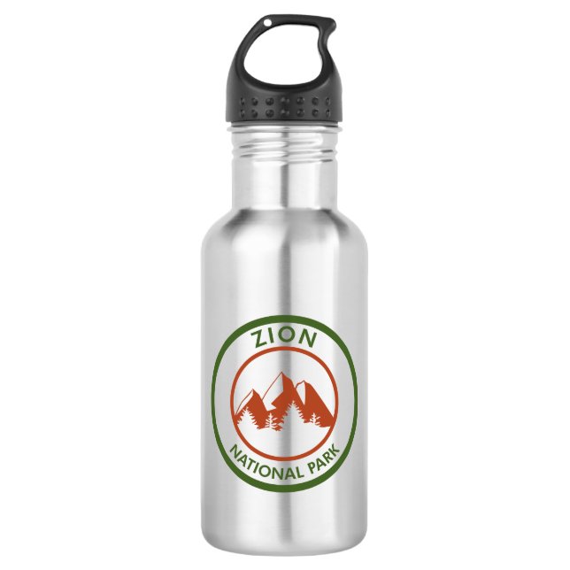 Zion National Park 532 Ml Water Bottle (Front)