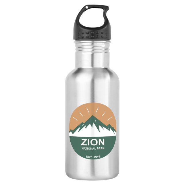 Zion National Park 532 Ml Water Bottle (Front)