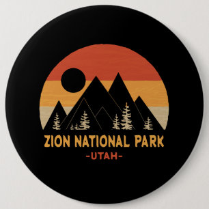 Zion National Park 6 Cm Round Badge